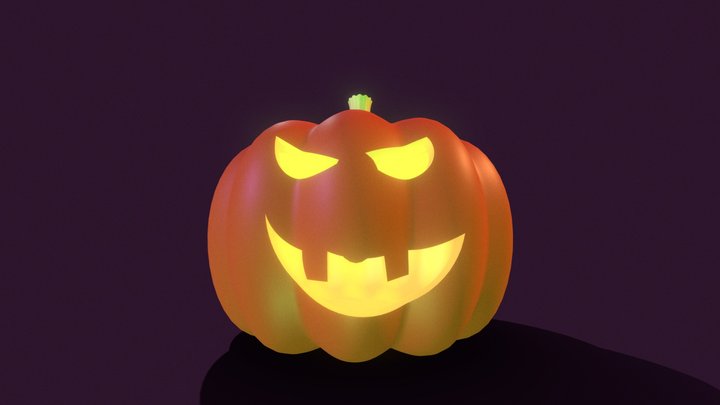 Halloween Pumpkin 3D Model