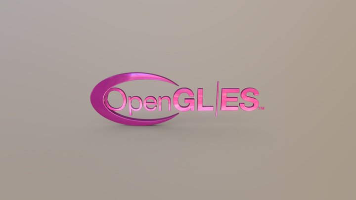OpenGL ES Logo 3D Model