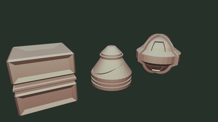 Mesh Fundamentals CG Cookie Exercise 3D Model