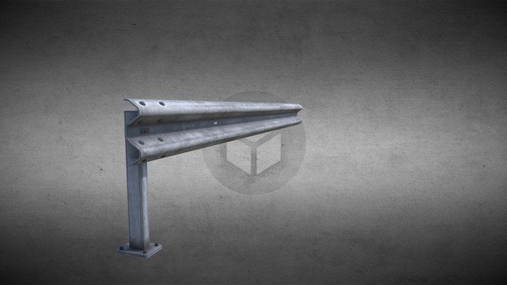 Guardrail / Schutzplanke / Leitplanke 3D Model