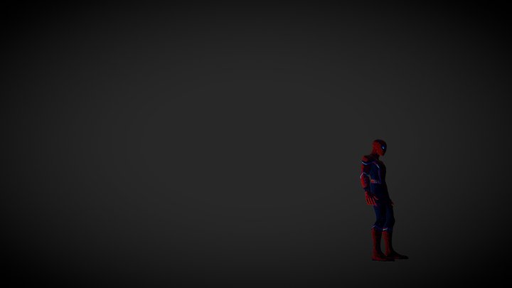 spider man homecoming (animated version) 3D Model