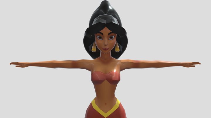 RED JASMINE PRINCESS ( REMAKE VERSION 3.0 ) – Kostenloses 3D-Modell STL