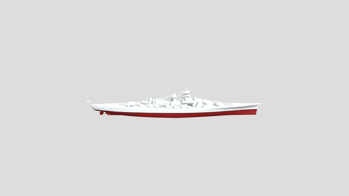 world-war-ii-cruiser 3D Model