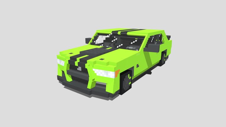 2021 Ford Mustang Shelby GT500 (32x32) 3D Model