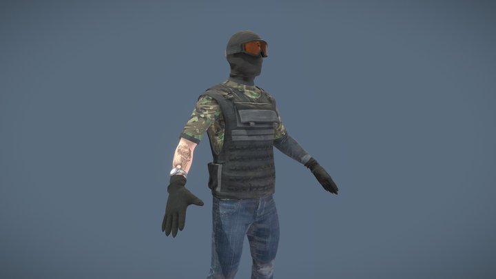 Rogue Soldier 3D Model