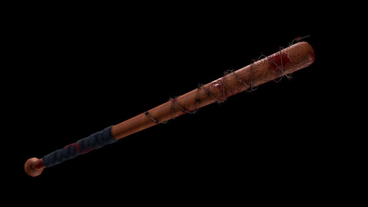 Post-Apocalyptic Baseball 3D Model