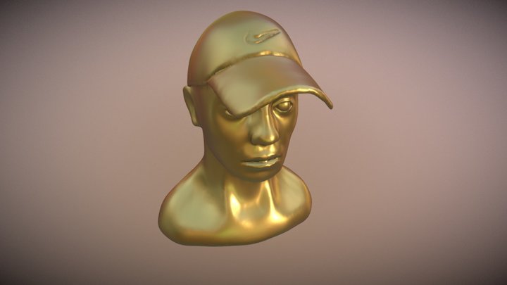 Human-Head model(with cap) 3D Model