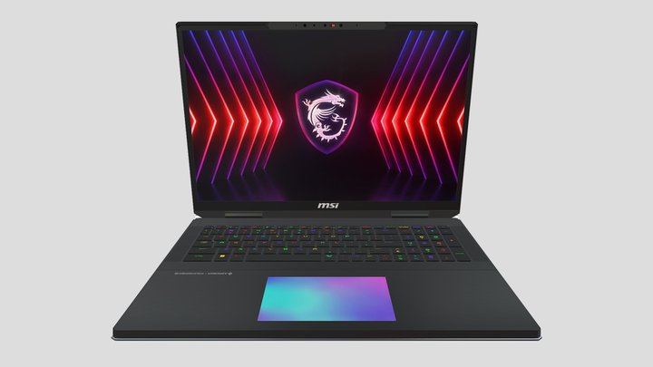 MSI Titan 18 HX A14V 3D Model