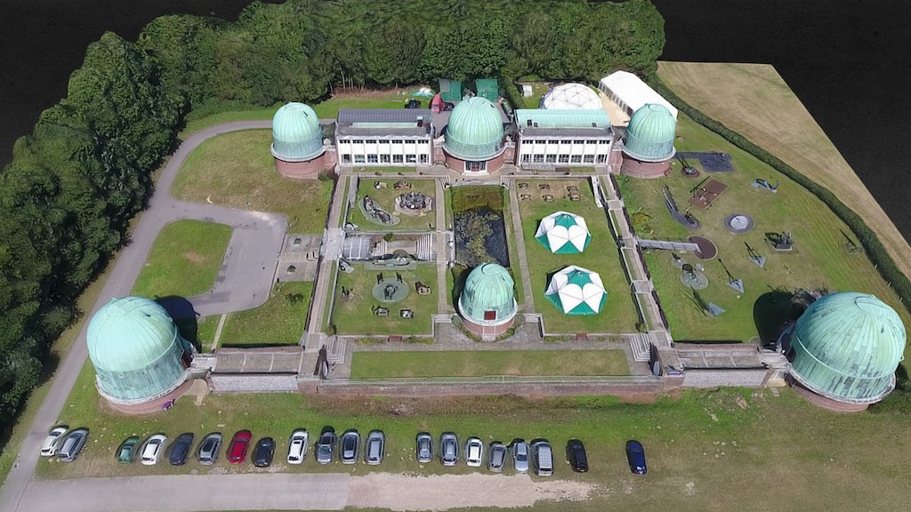 Greenwich observatory Herstmonceux, Angleterre