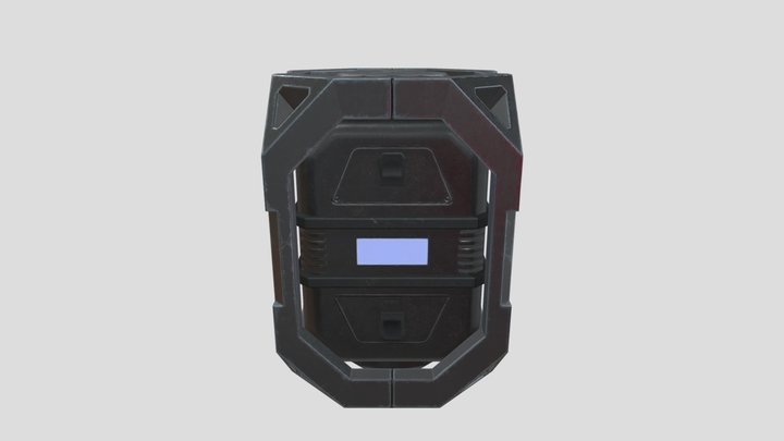 Sci-fi box 3D Model