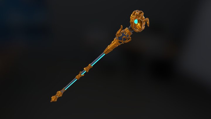 SINoALICE - Staff of Restriction 3D Model