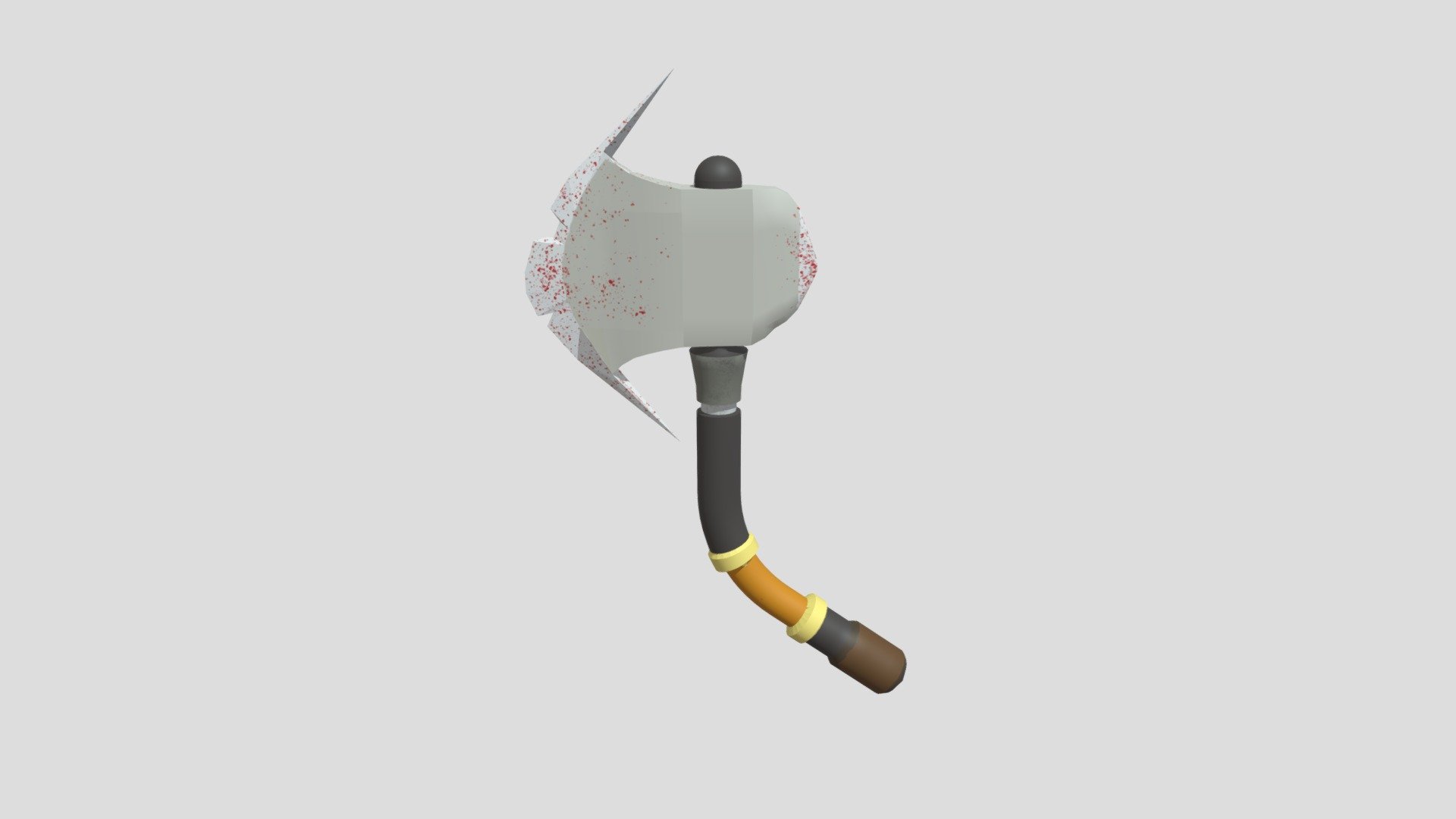 Axe with curve