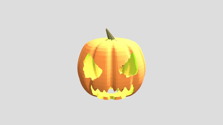 Pumpkin 02 3D Model