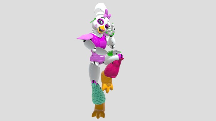 Chicka Chicken – Kostenloses 3D-Modell STL