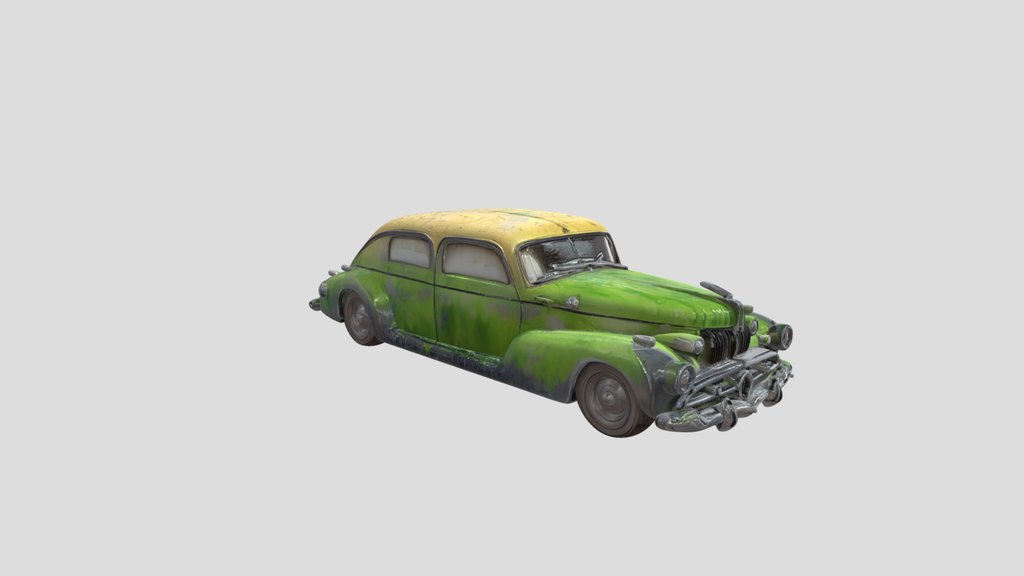 Battered old car.