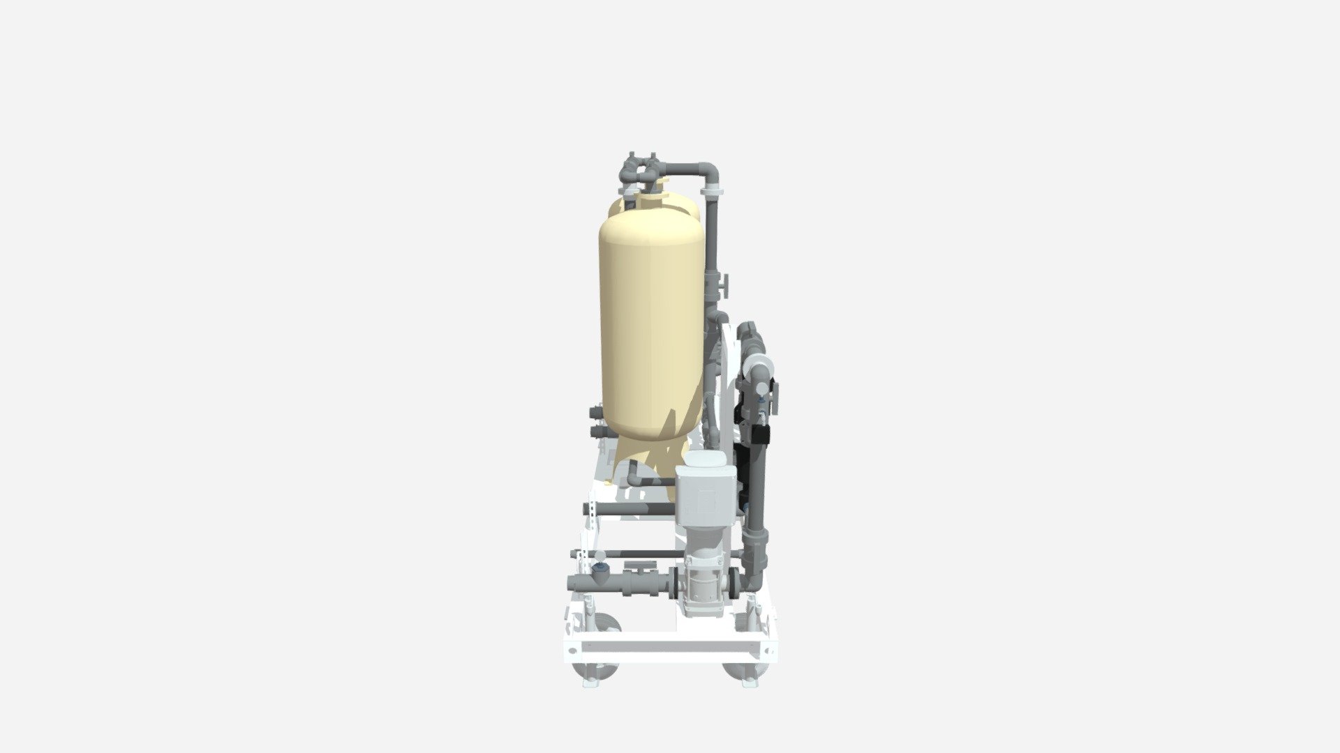 NF Pretreatment Pilot Testing Unit — Sketchfab embed 3D viewer