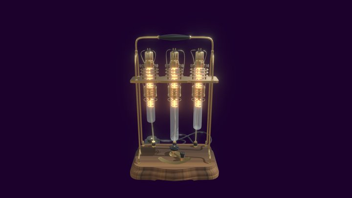 HW6_xyz_detailing_steampunk_lamp 3D Model