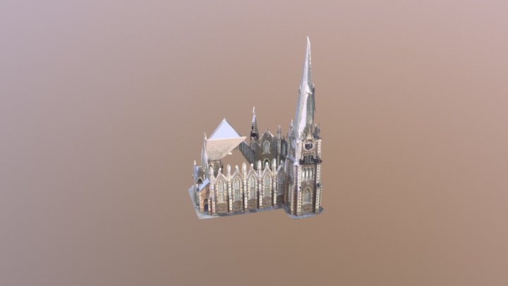 Iona Church Exterior 3D Model 3D Model