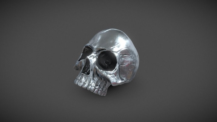 Skull Ring 3D Model