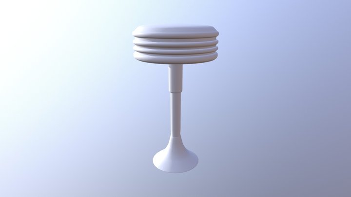 Bar Stool 3D Model