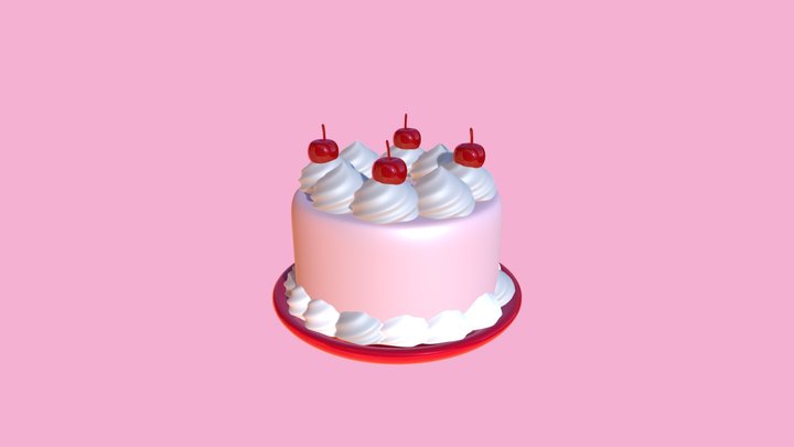 C4D Birthday Cake Model Decors & 3D Models | OBJ Free Download - Pikbest