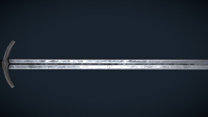 3d medieval sword 3D Model