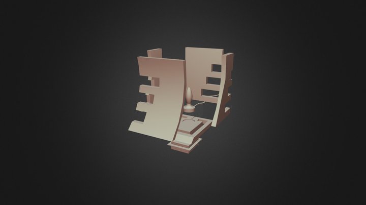 LAMPARA MODELADO DESPIECE COMPLETO 3D Model