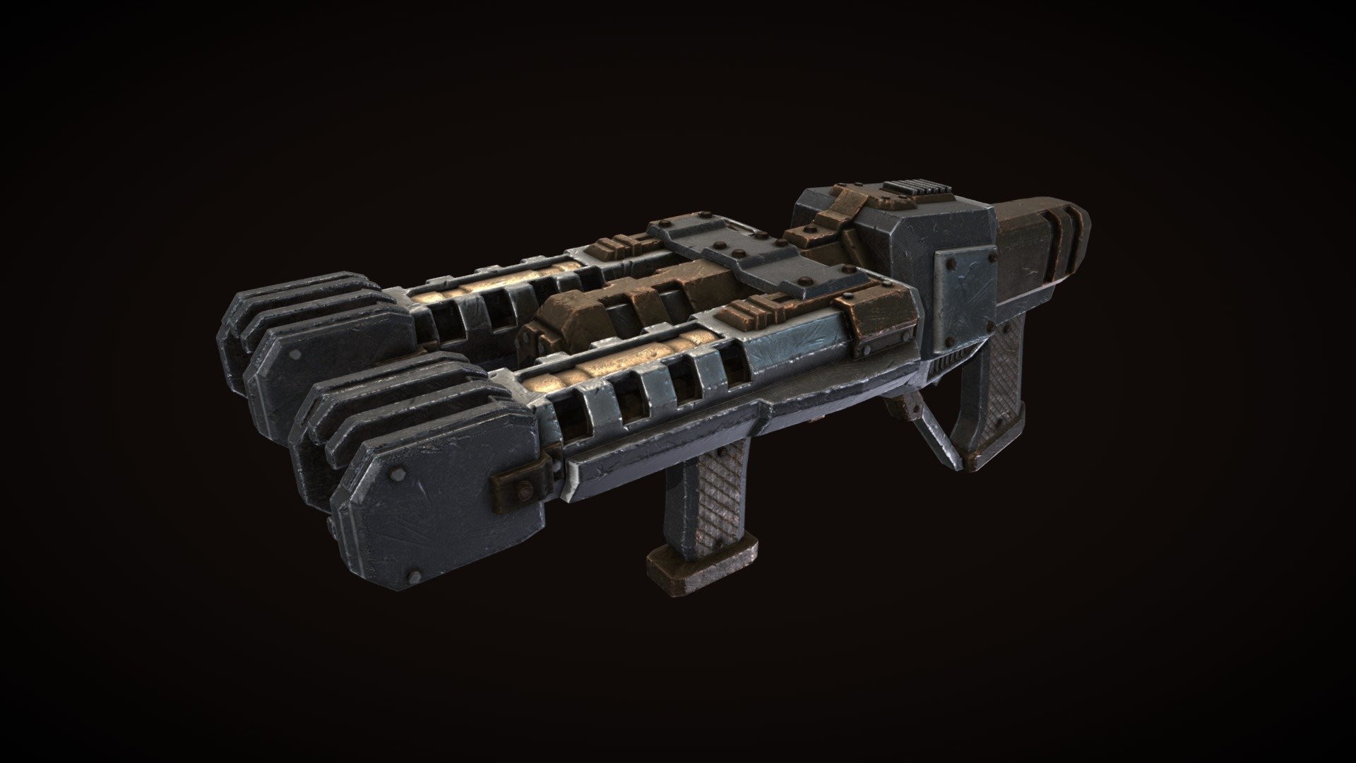 Quake Nailgun - 3D model by Gabriel Zedekiel (@zedekiel) [ffca18e ...