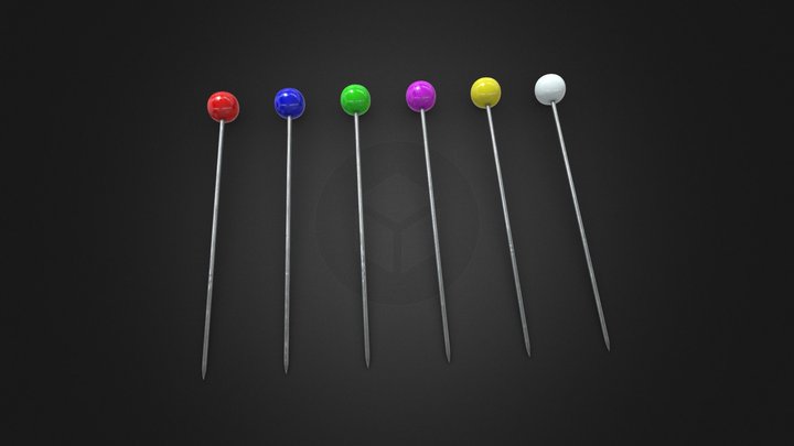 Sewing Pin 3D model