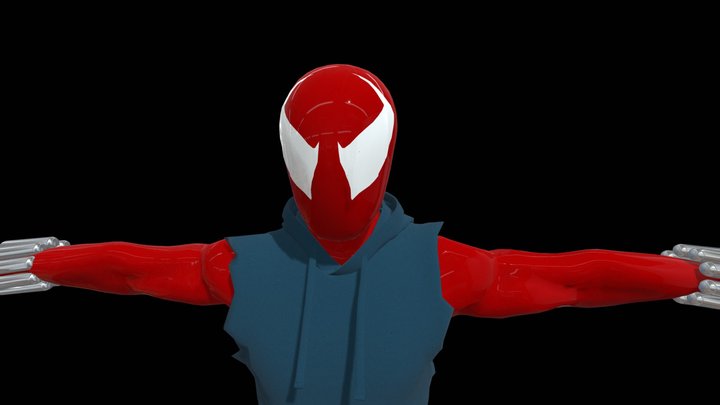 scarlet spider model 3D Model