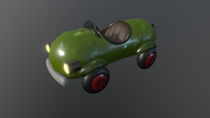 Mr. Frumbles' Pickle Car 3D Model