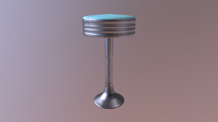 stool_retrodiner 3D Model