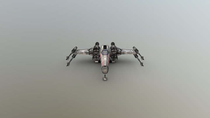 x-wing 3D Model