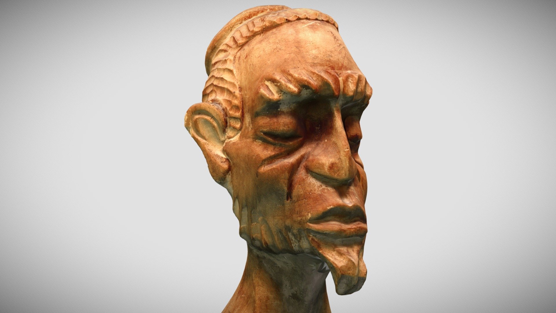 Wooden Statue (photogrammetry 3D scan)
