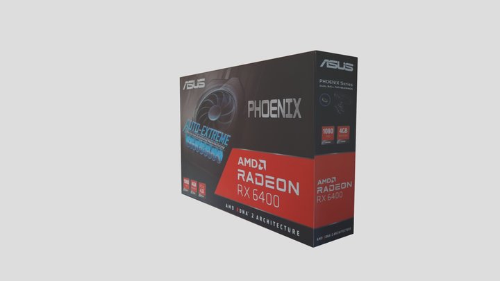 Graphic Card AMD RX6400 – Free 3D Model STL