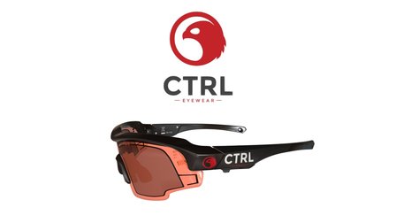 CTRL ONE all black orange lens 3D Model
