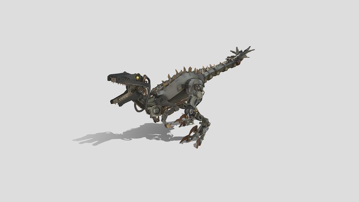 Robot Velociraptor. 3D Model
