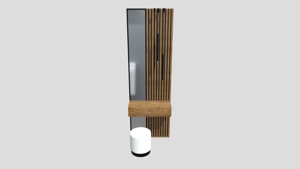 Bedroom Desk Mirror Wall