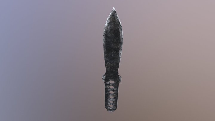Throwing Knife 3D Model