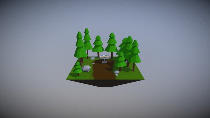 Island 3D Model