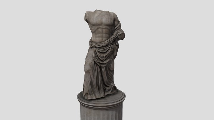 Greek Statue 3D Model