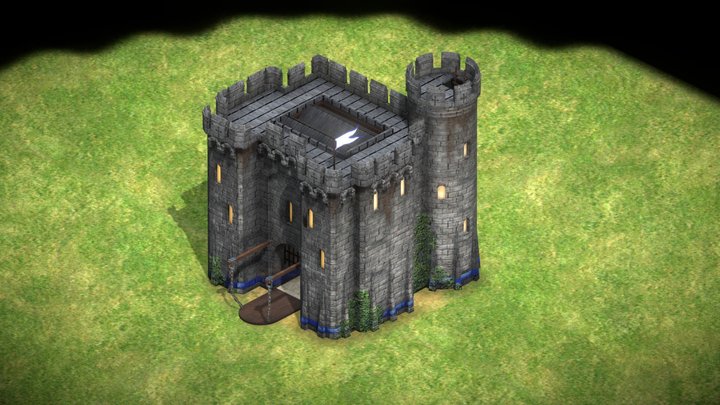 Age of empires Castle - Western European 3D Model