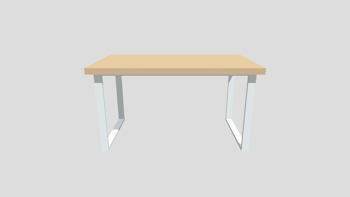 Mesa Rectangular 3D Model