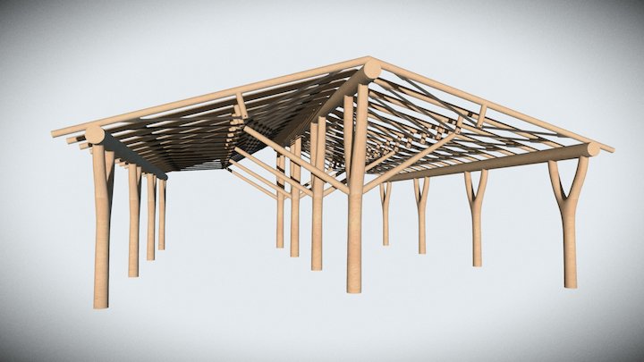 Wedding Shed 3D Model