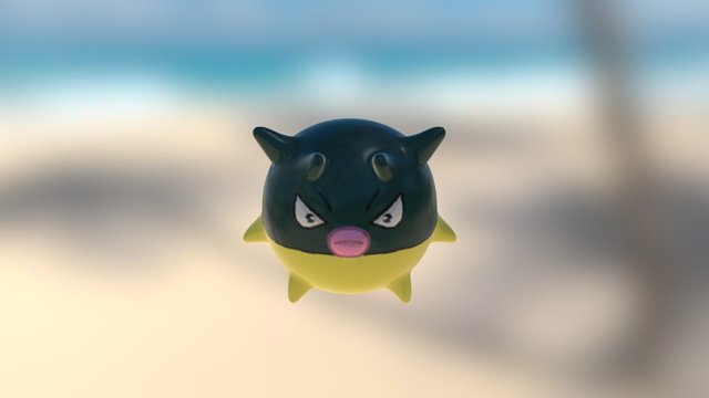 Qwilfish 3D Model