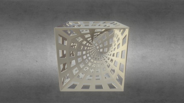Minimal Surface Cube 3D Model