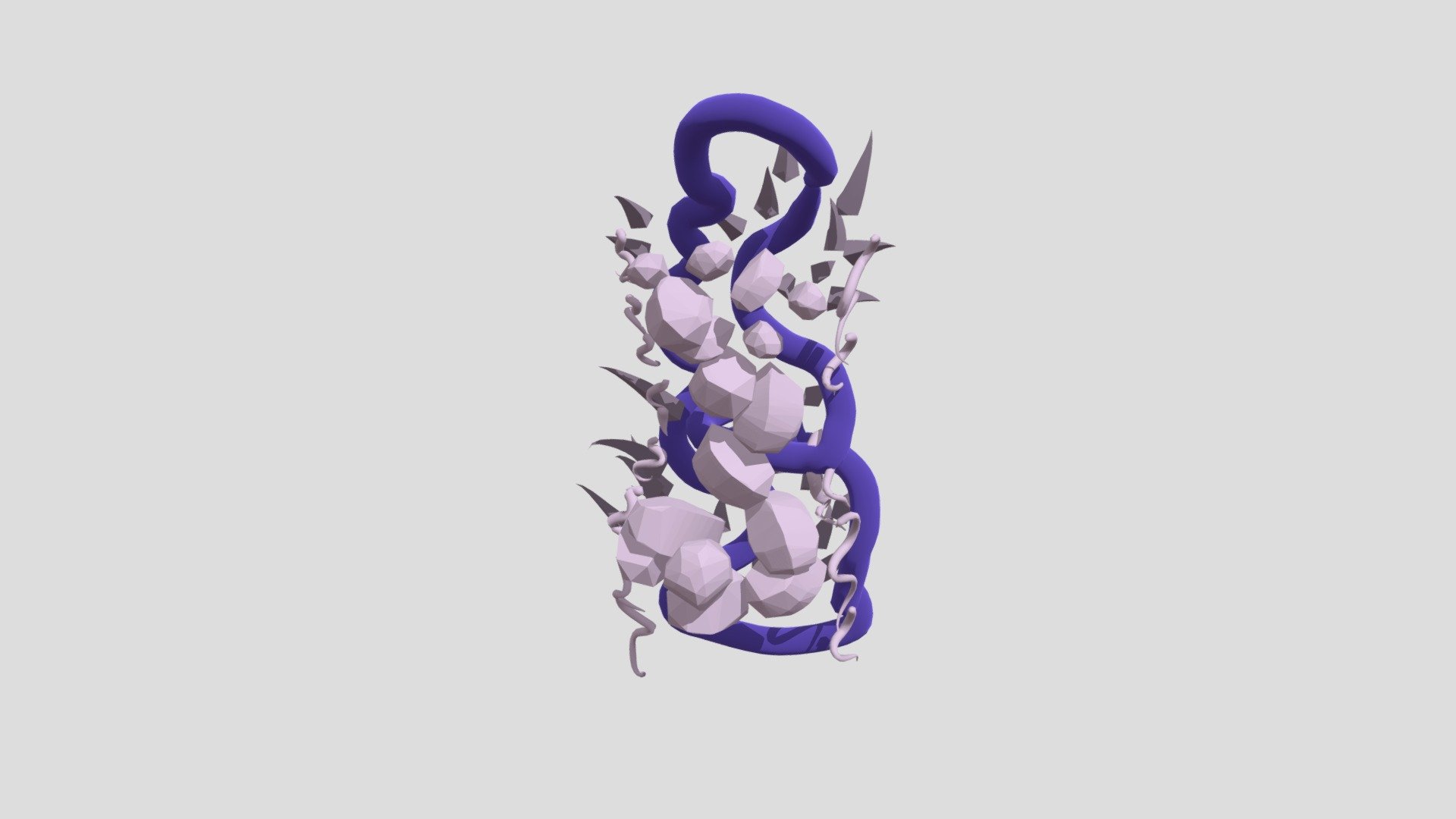 Purple Snake Dress