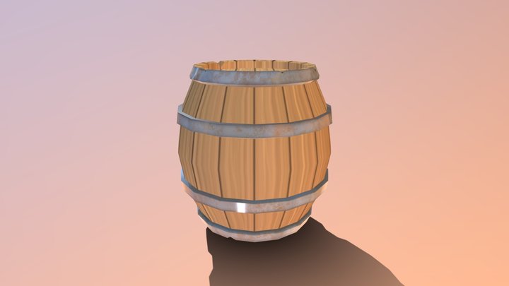 SM_BarrelSimple_LazarosKarastergios 3D Model