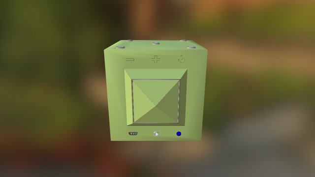 CubeLink Green 3D Model