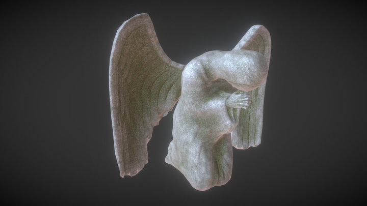 Angel Statue 3D Model